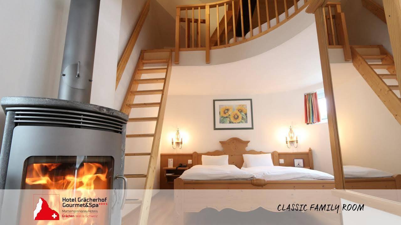 Lifestyle & Spa Hotel Graecherhof Grächen Eksteriør bilde