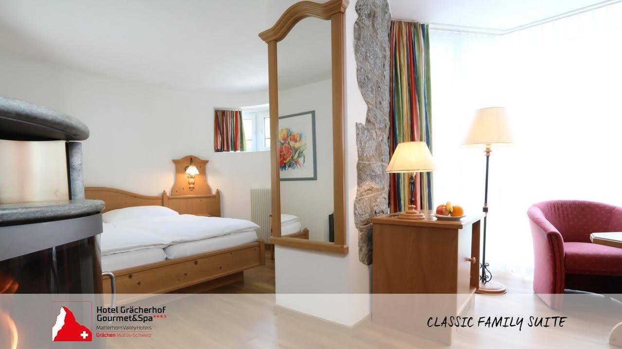 Lifestyle & Spa Hotel Graecherhof Grächen Eksteriør bilde