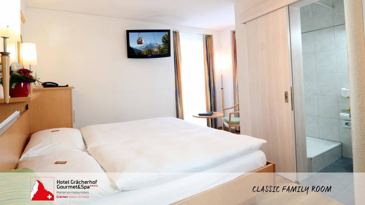 Lifestyle & Spa Hotel Graecherhof Grächen Eksteriør bilde